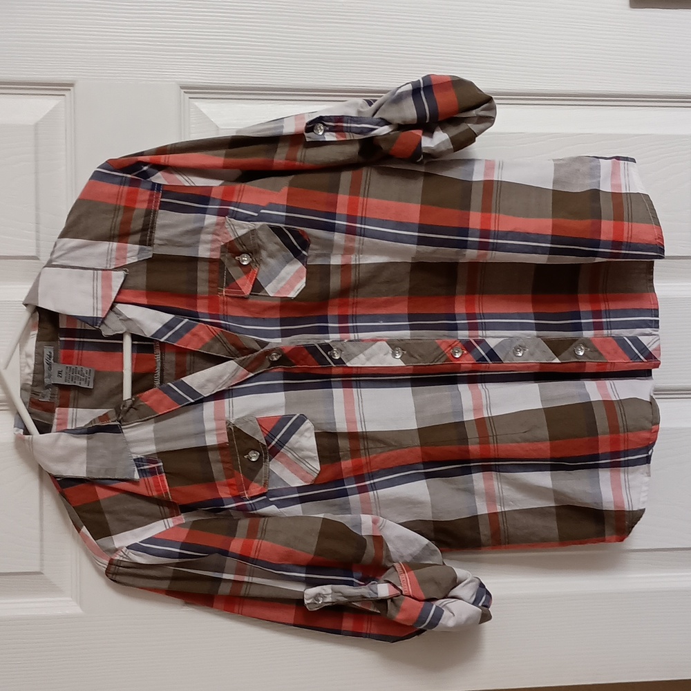 Misha Plaid Western Shirt y555